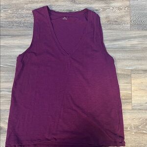 Madewell Deep Purple Tank Top